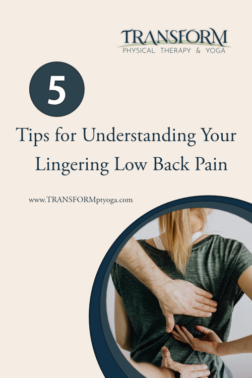 lower back pain